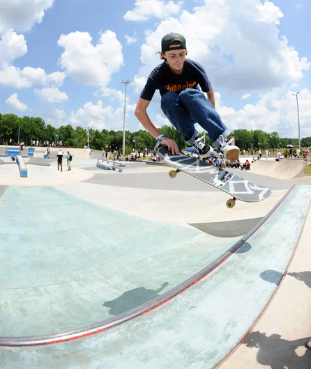 <!--Copa2014-->

Here's one of Jonah's team riders, Eli Williams, doing a fingerflip to tail on the quarter pipe. Hazard made it to the semifinals, but didn't make it to the head to head finals.

