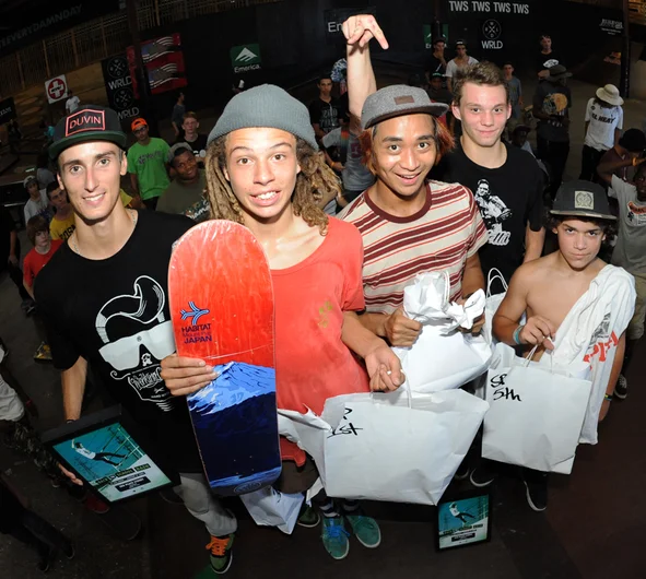 <!-- backtoschoolbash2013 -->
<!--btsbtbt2018-->

Sponsored Division Winners, left to right: Max Catasus 3rd, Tyson Peterson 1st, Uncle Sam Bellipanni 4th, Jake 