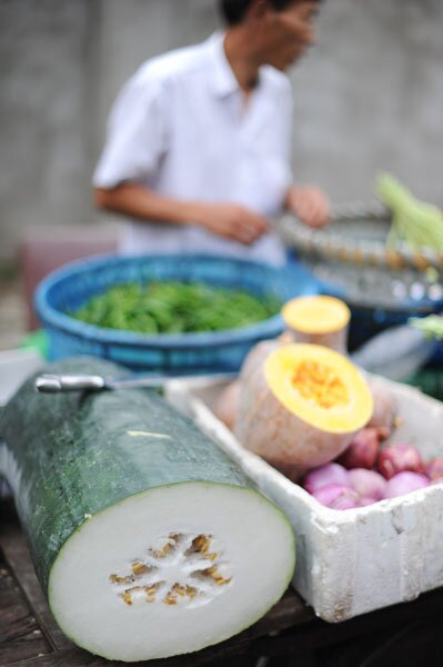 Shanghai Tourist Mission: Gargantuan cucumber?