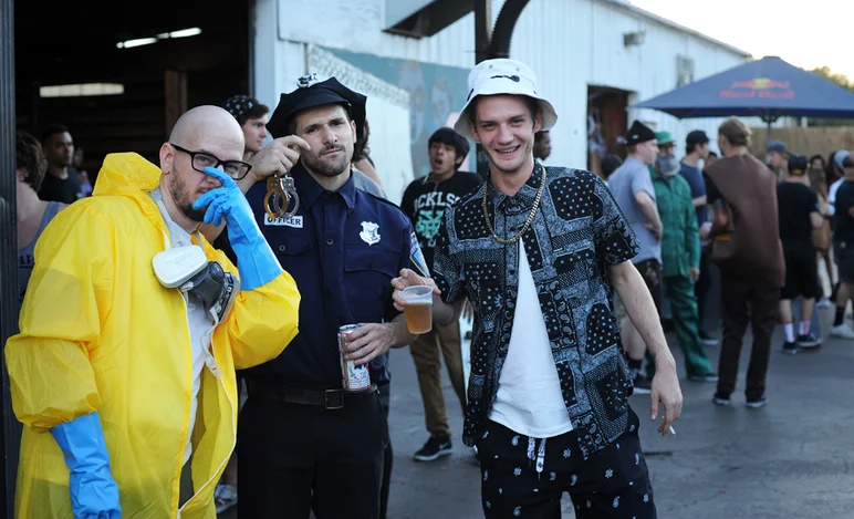 <!--hj2014-->

The new star of Breaking Bad and SPoT employee Chris Preston posed with rookie cop and SPoT product photographer Marino Nicastro and SPoT employee loc'ed out Jack Loktu. They were getting hyped for the best trick contest about to go down in the new Pro Course.



