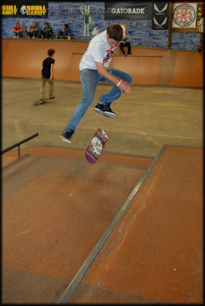 Another nollie front foot flipper,  Eric Weingart