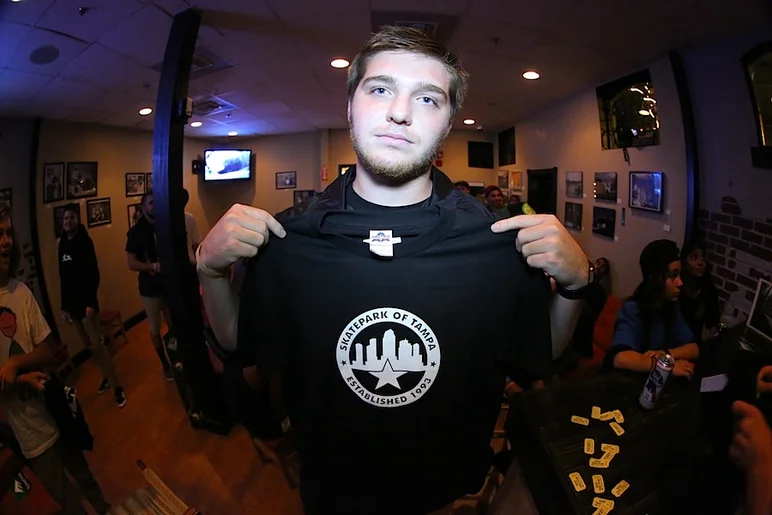 <!-- madeinemerica -->

This dude got the bottom of the barrel with the extra small. Sorry, pal. Your girl will be psyched though. Brownie points. 