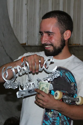 <!--creechpreem-->

In the end it was Paolo, the guy who hit every wall, took every run (regular & switch!) and used his blood as warpaint, who ended up in First Place and took home the illustrious Creature Fiends Car Club plate & some cold hard CASH. Congratulations you animal!