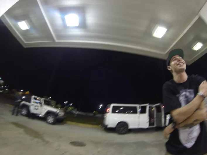 <!-- texasGoProNov13 -->

Gas station stop. Yonis was hyped to stretch his legs.