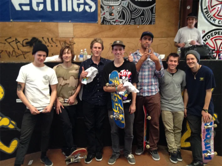 From Schaefer's phone...<!-- etnies Free Day Benefiting Boards for Bros 2013 -->