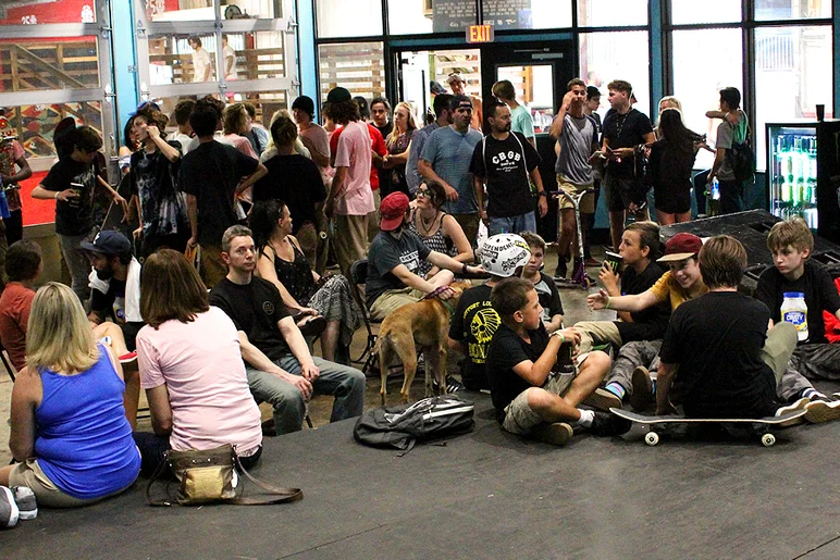 <!--theflarephotos-->
The house was packed early in anticipation.