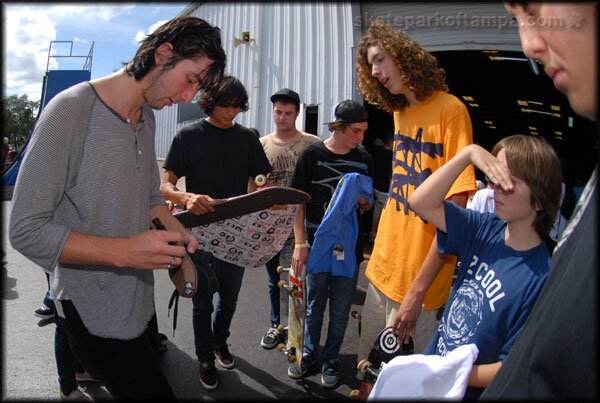 Garrett Hill, thanks for signing autographs