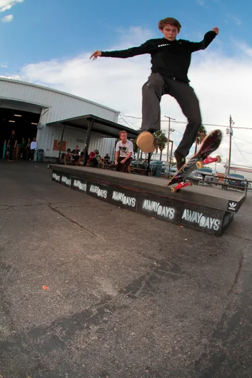 <!--awaydaysphotos-->

Marse is insane on the ledge with too many tricks to shoot. This is the closest I could get to capturing his winning trick: FS Tailslide to Varial Flip Sex Change? Check the footy...it was crazy!