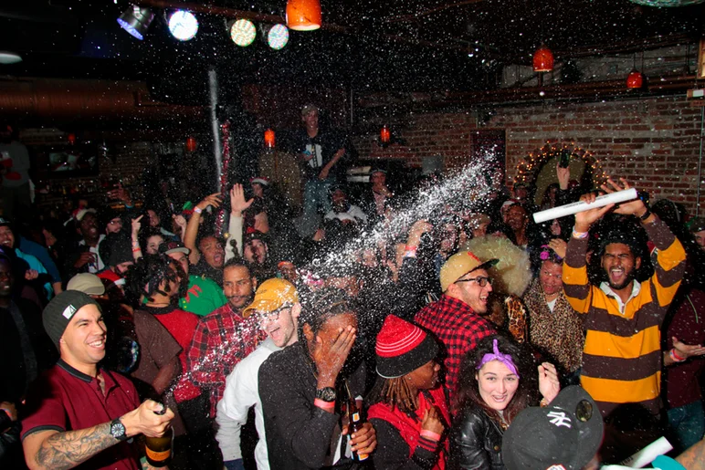 <!--brokexmas15-->

Adam from The Bricks cooling the party off.