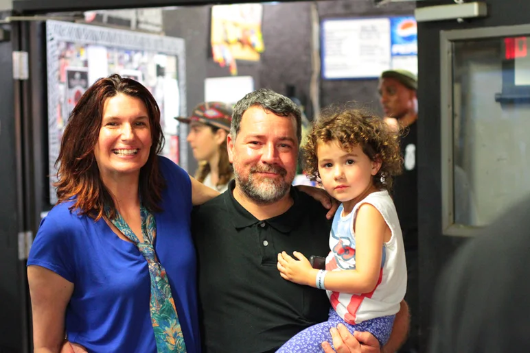 <!--pro15satnight-->
Tito Porrata rules and also brought his lovely family to enjoy the free drinks and skating. He works with Team Pain to bring you amazing concrete parks, like the one in our courtyard. Thanks, Tito.