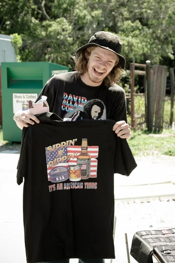 <!--kcc14-->

Taylor at the truckstop - happy with his rare find. Florida's gas stations and truckstops rule for this.