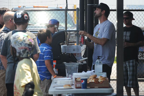 Wait, is he grilling or chilling?