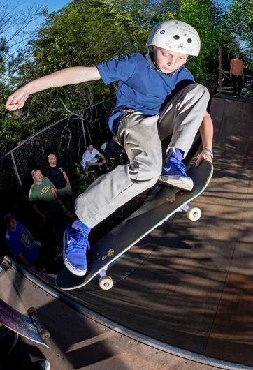 <!--daatl17-bt-->

Don’t let the freckles and helmet fool you, Roman Hager will talk down to you like you’re the one that is a child!  Then skate like a full grown as well.