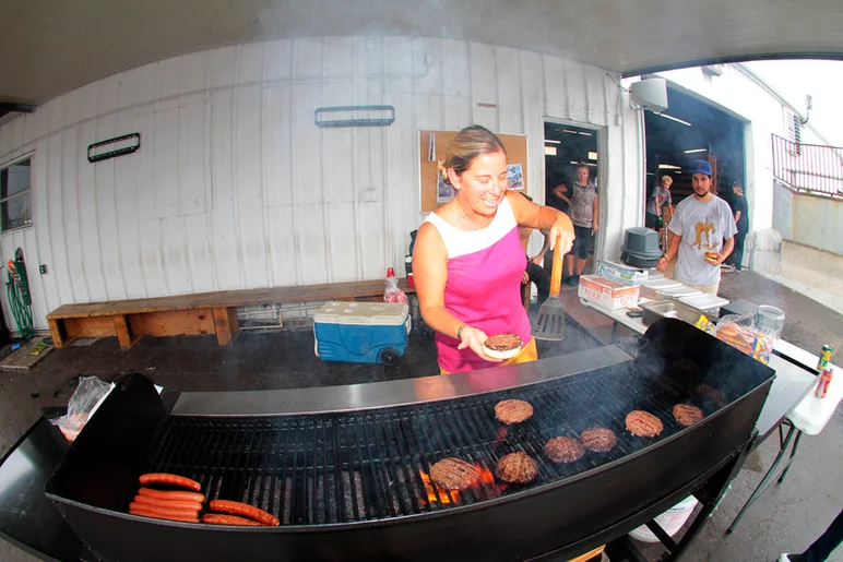 <!--eotmjuly16-->

Did I mention free food for everyone? And Jeni might be the best grillmaster in a dress. 