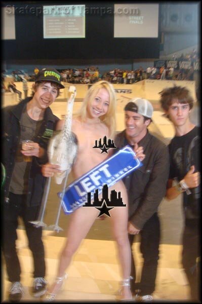 Naked Ladies at Skateboard Contests