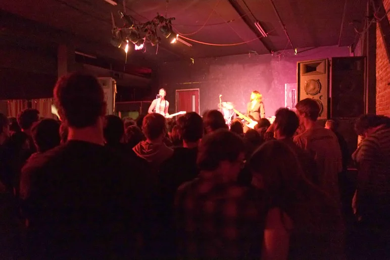 The Thermals are from Portland and we were lucky enough to see them tonight.  I last saw them in <a href=