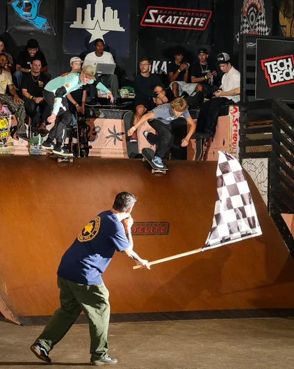 Cookie Panda took off his mask and got in the mix.

<!--goskateboardingday2023-->