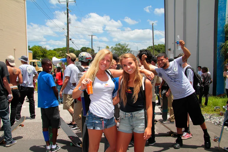 <!--gsd16-->

The Red Bull girls showed up just in time. They gave us wings but not the hot and spicy ones.