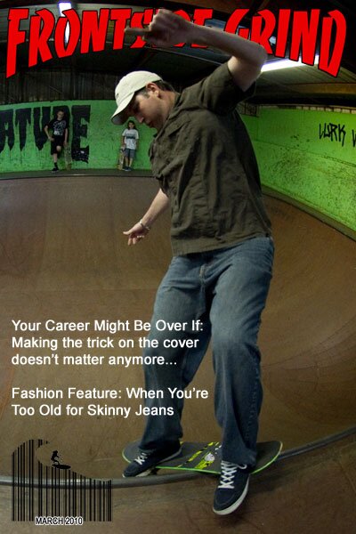 Kyle Randall - cover of Frontside Grind Magazine