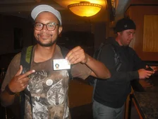 We arrived late on T