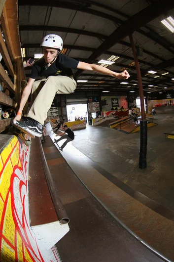 <!--vdaymass18-->
Jake Yanko might be the king of Yank Ins : 50-50 Stall Above the Rail