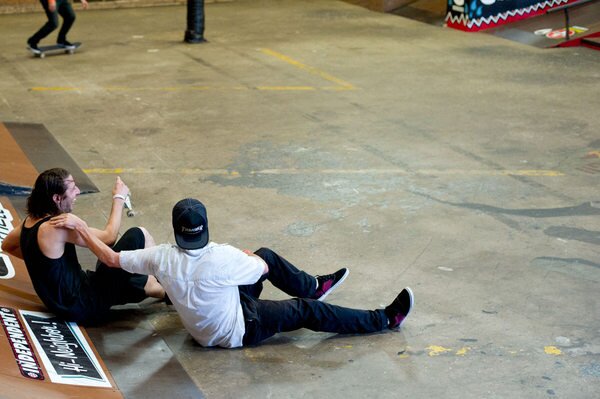 Stefan Janoski and Justin Strubing shortly after