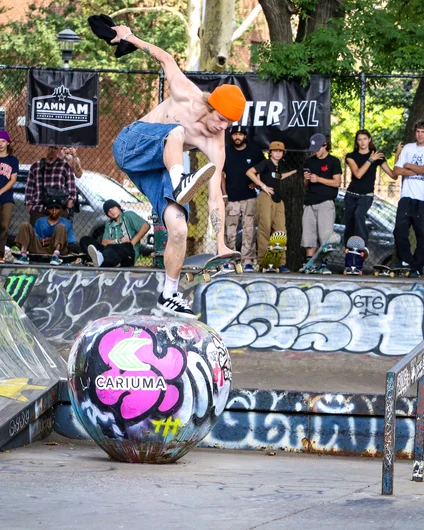 You can't get away with this one at The Berrics, but you can at LES during Damn Am. 

<!--damnamnyc23-day2-->