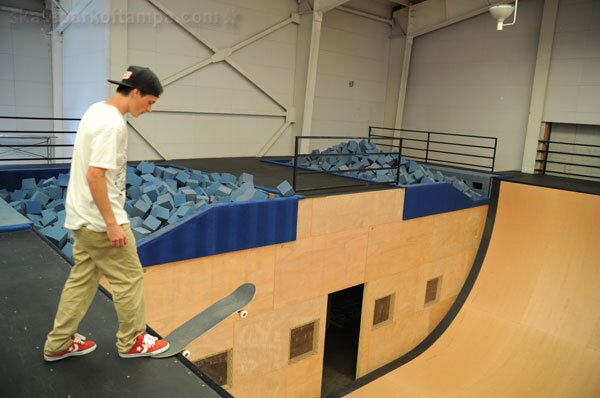 Vert foam pits at Woodward Beijing