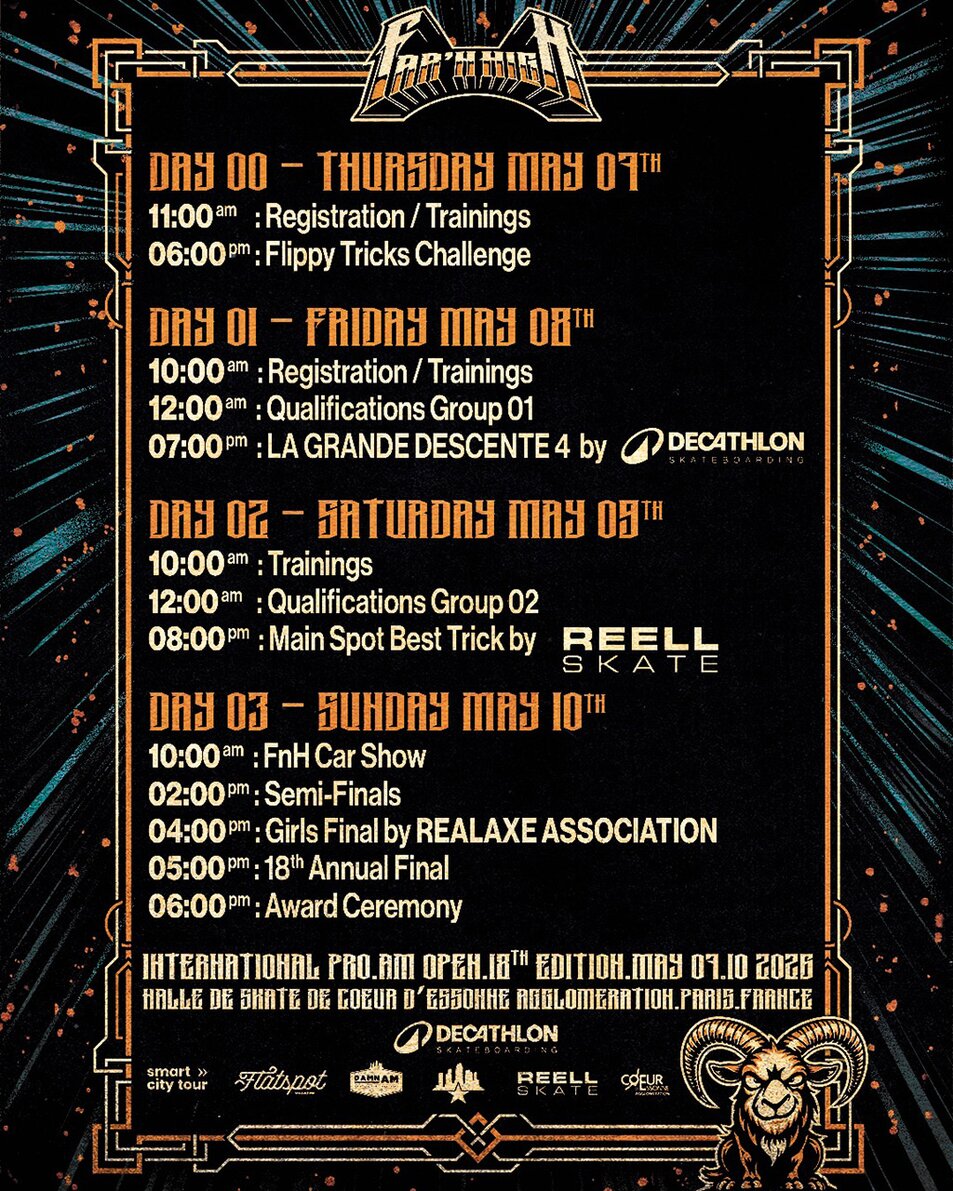 Far'N High Schedule