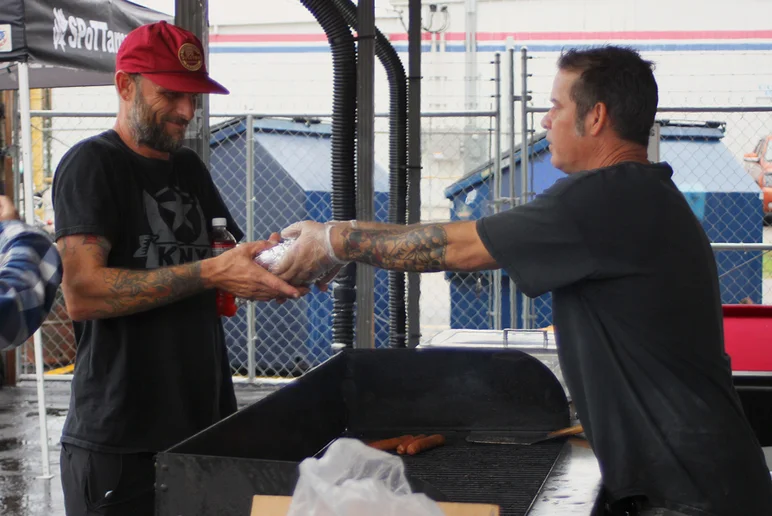 <!--cotc17-->

Jay was again serving up Burgers and Dogs to the hungry crowds. Keep killing it Jay! 