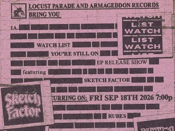 Armageddon Records - Watch List EP Release Show