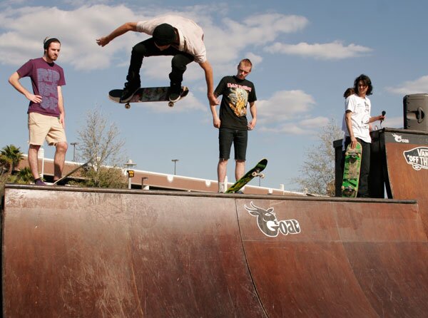 Dylan was boosting these big backside ollies