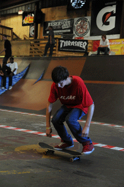Who Dat? Nice nollie flip