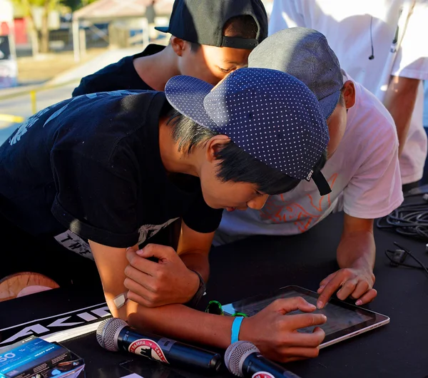 <!--ww14day2-->

When you come all the way from Japan to skate a comp, you want to at least see what place you got.  These kids killed it!




