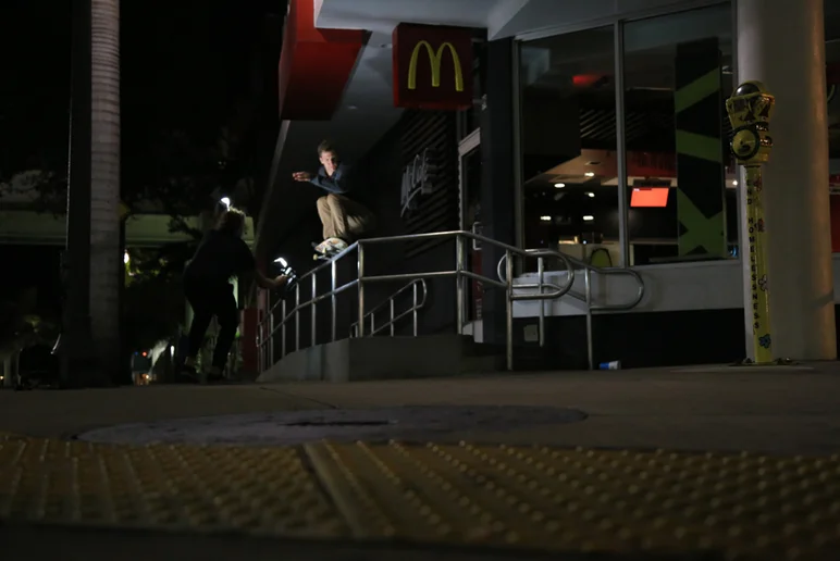 <!--miamitrip16-->

There he is! He was around the corner filming one of the gnarliest tricks of the weekend. Cory Foster takes the MVP for this one.