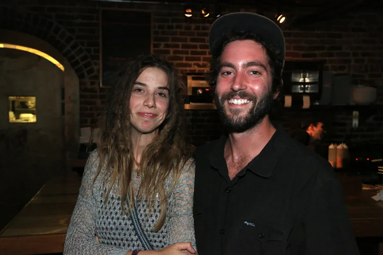 <!--orchard2014-->
New Tampa resident Aaron Brown and his lady.