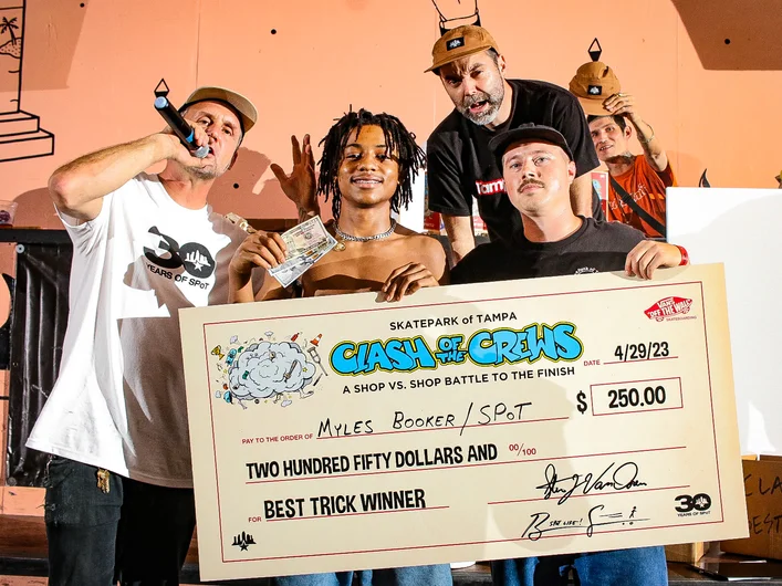 Congratulations on First Place in Best Trick Myles!

<!--clashofthecrews23besttrick-->