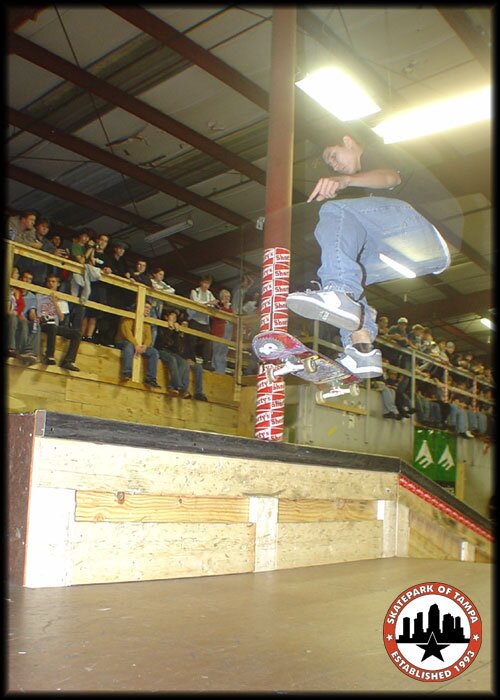 Robbie Kirkland - kickflip frontside 50-50