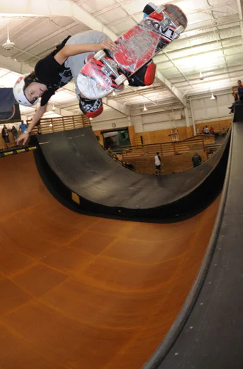 The west coast's best air babies took it to the vert ramp for a Contest.  Jagger here is more than an air baby.  He's got the ATV set.<!-- Damn Am Woodward 2012 -->