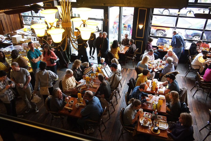 It seems like every local business is packed here