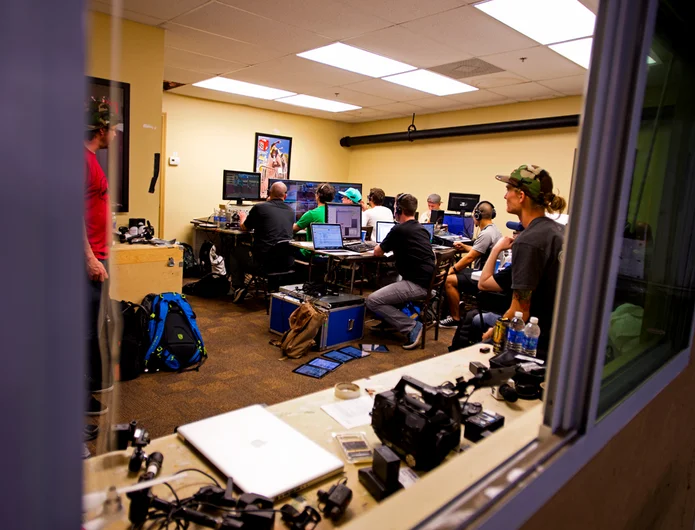 <!--PRO15-THURS-->

Inside the circuit board of Tampa Pro. This is Team Auxiliary Channel and I can’t even begin to get into the masterminds these guys are.