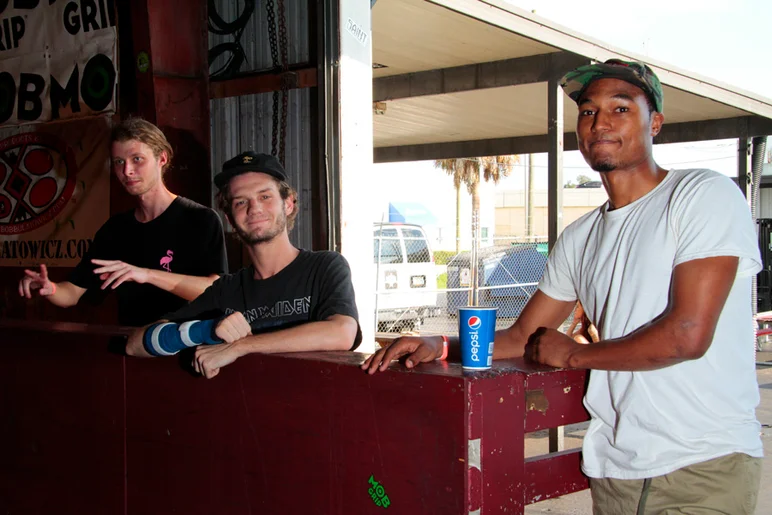 <!--eotmsept-->

Rob, Jack and James showed up ready to party (despite their expressions).