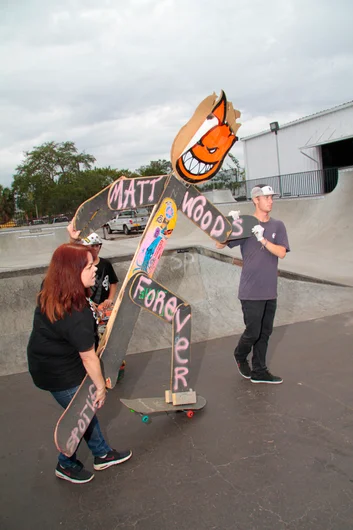 <!--b4bday15-->
We cannot forget who this is all in honor of, Matt Woods. We still have this fixture if you remember it from last year; and I don’t think we’re ever getting rid of it.