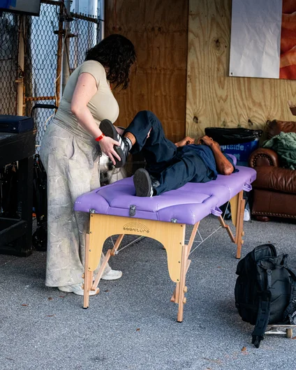 Thanks to the medical conditioning crew