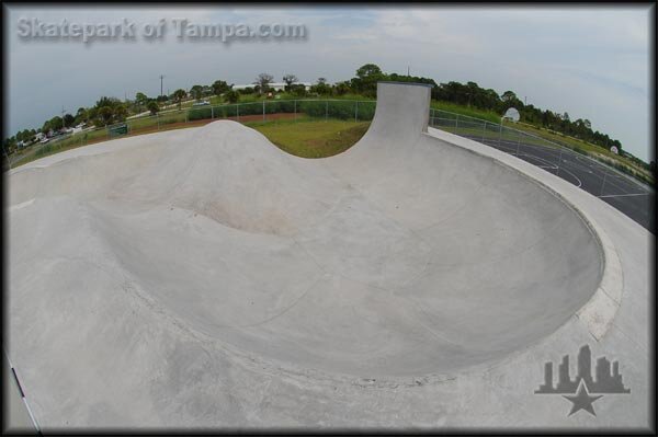 rollercoaster ride at Englewood Public Skate Park