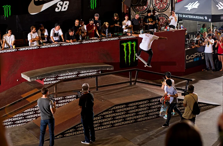 <!--PRO15SATDAY-->

Kelvin Hoefler is no joke!  Exemplified here with a Gap To Noseblunt Slide among a few other stunts getting him 3rd for Best Trick.