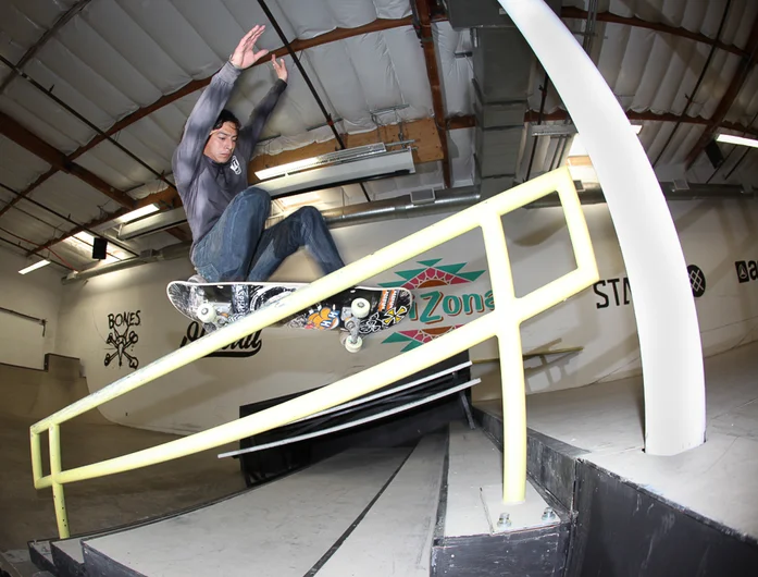 <!--ayctwshawk-->


After 50-50ing up it first try, Cole Wilson Smith grinded up the rail!