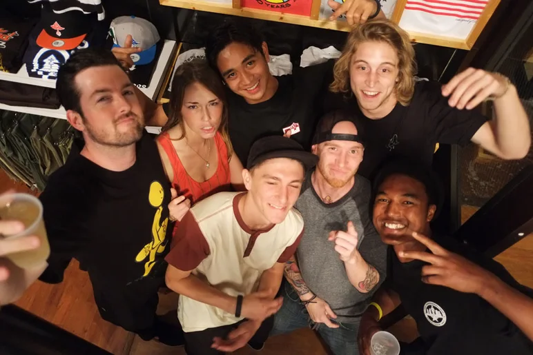 Thanks to the SPoT Staff for running things behind the counter all weekend.  Alex, Sam, Jereme, Jeff, Luke, and James plus lurk lady.<!-- Tampa Pro 2013 Skateboarding and the After-Party -->