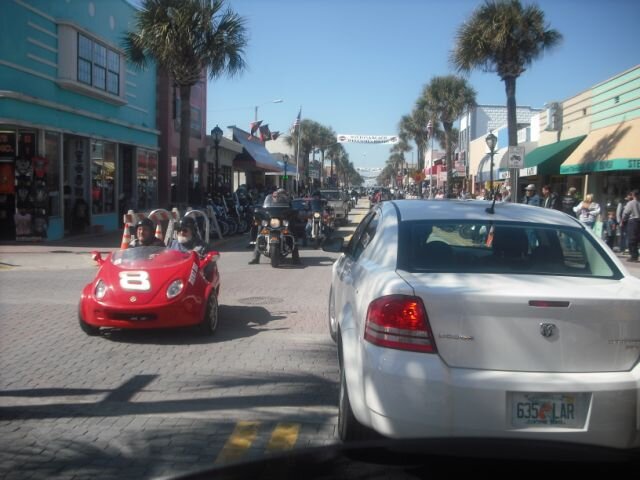 Bike Week: Sunday morning it was completely clear