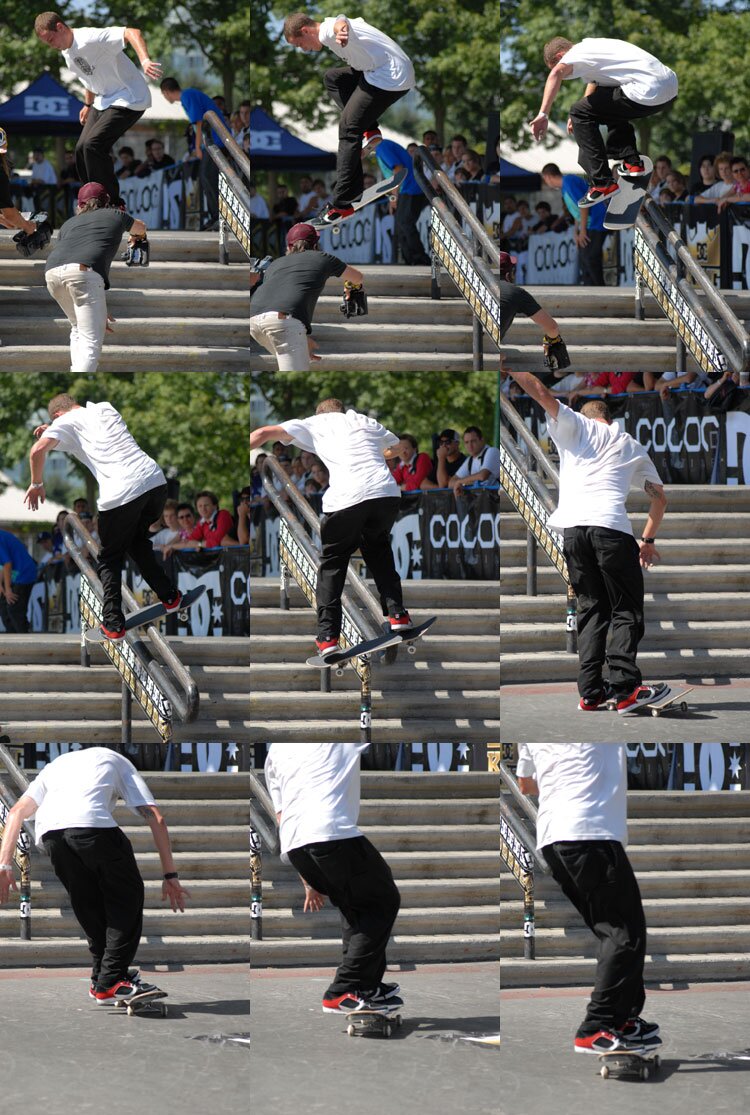 John Hanlon - nollie big back lip, contest make